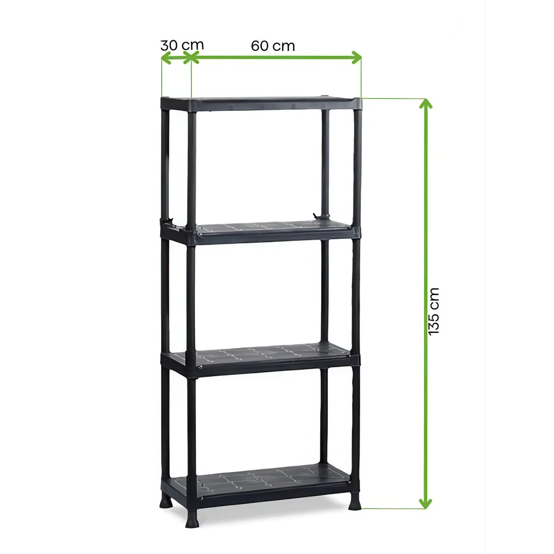 PLUS SHELF 60/4 REGAŁ (ZESTAW 2SZT.) (009173) - obrazek 2