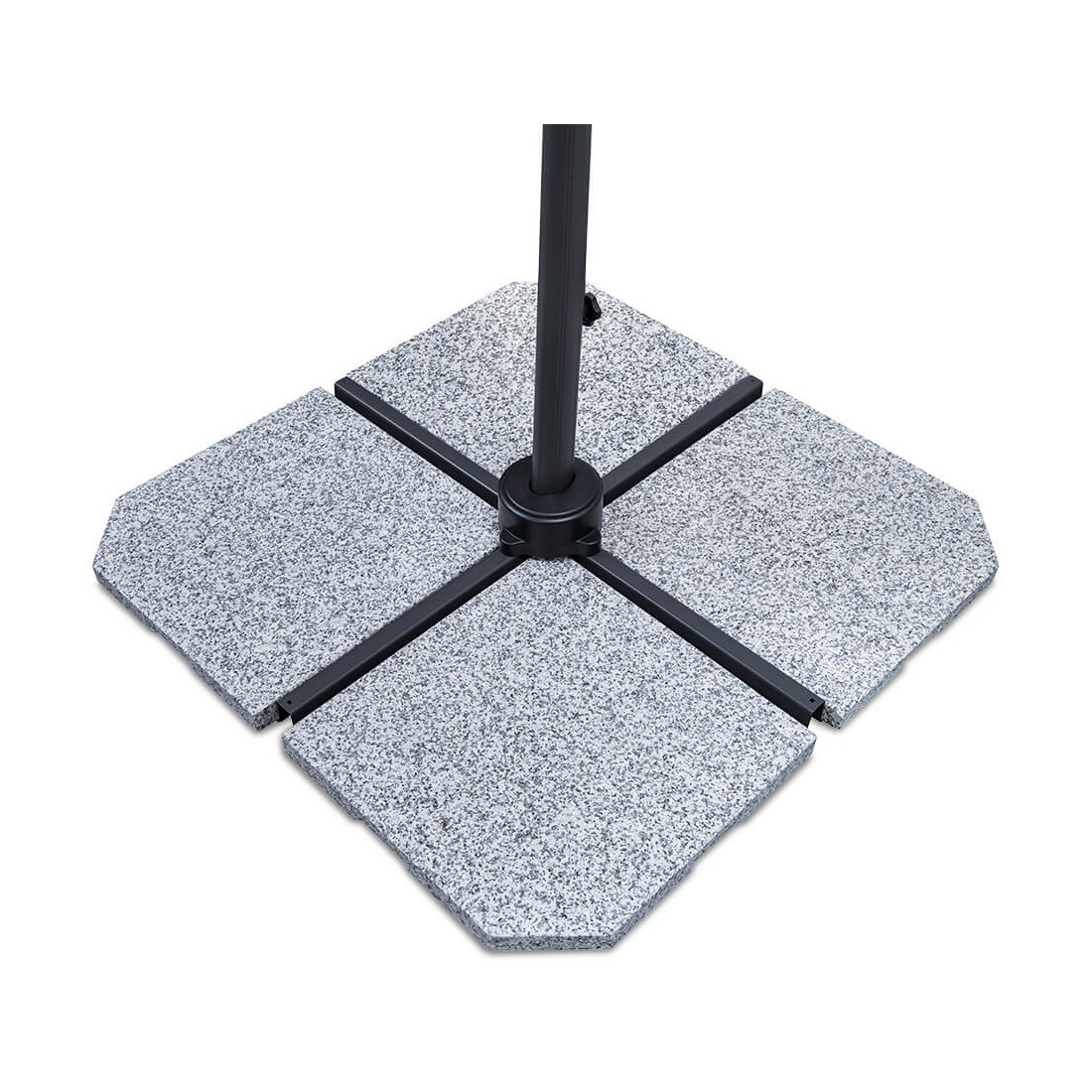 PODSTAWA GRANITOWA 25KG DO PARASOLA BOCZNEGO ZESTAW 4SZT. (007018) - obrazek 3