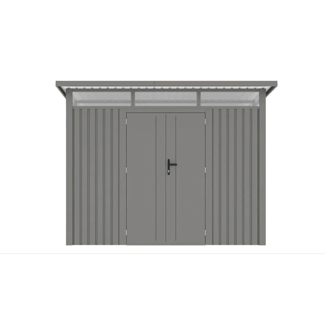 PORTLAND 9x8 DOMEK METALOWY GREY ALUMINIUM (007901) - obrazek 5