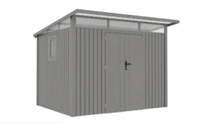PORTLAND 9x8 DOMEK METALOWY GREY ALUMINIUM (007901)