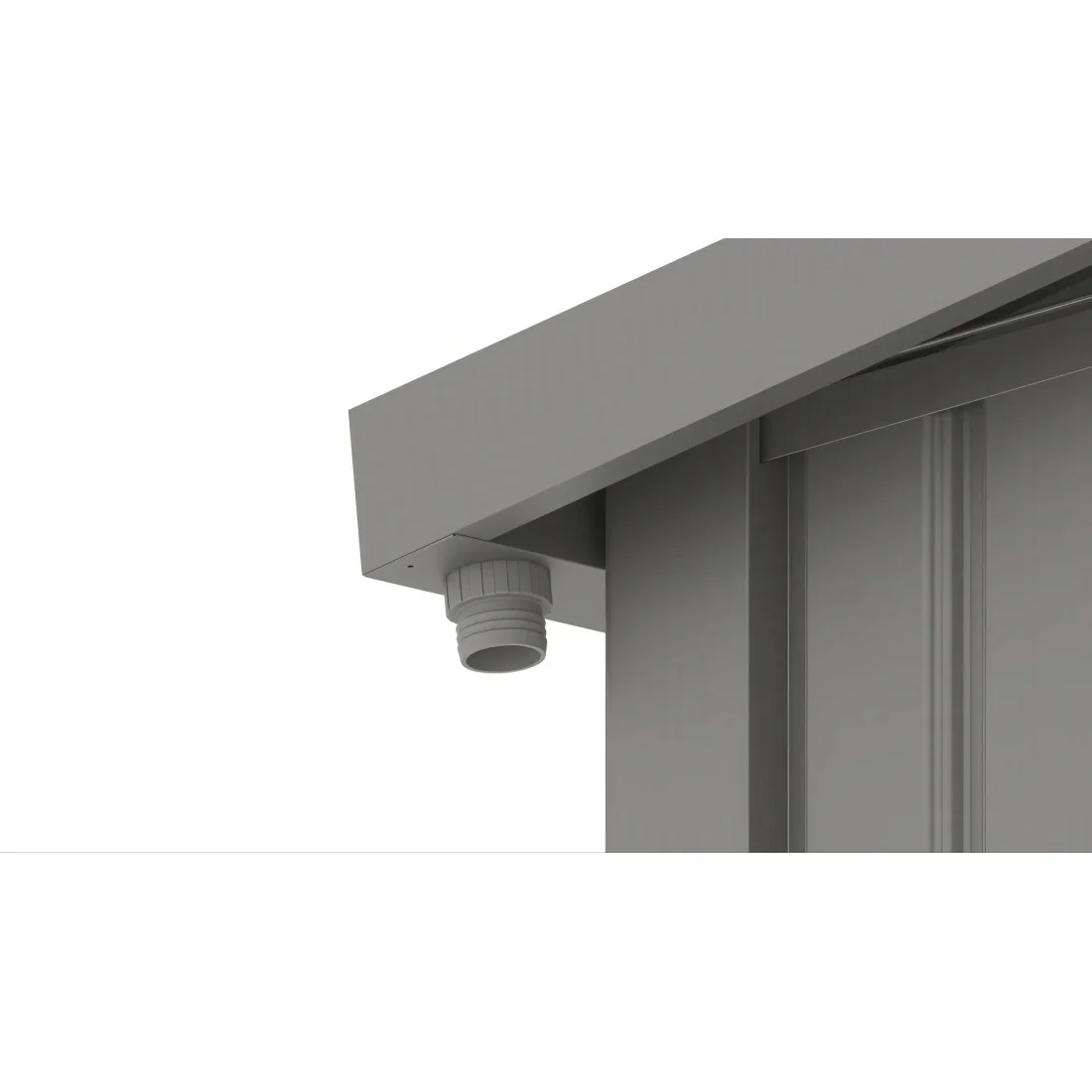 PORTLAND 9x8 DOMEK METALOWY GREY ALUMINIUM (007901) - obrazek 14