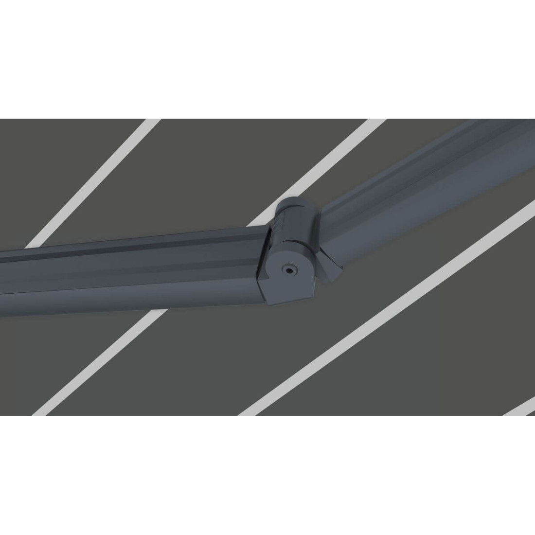 PREMIUM AUTOMATIC 400x300 MARKIZA TARASOWA GREY/WHITE (005336) - obrazek 6