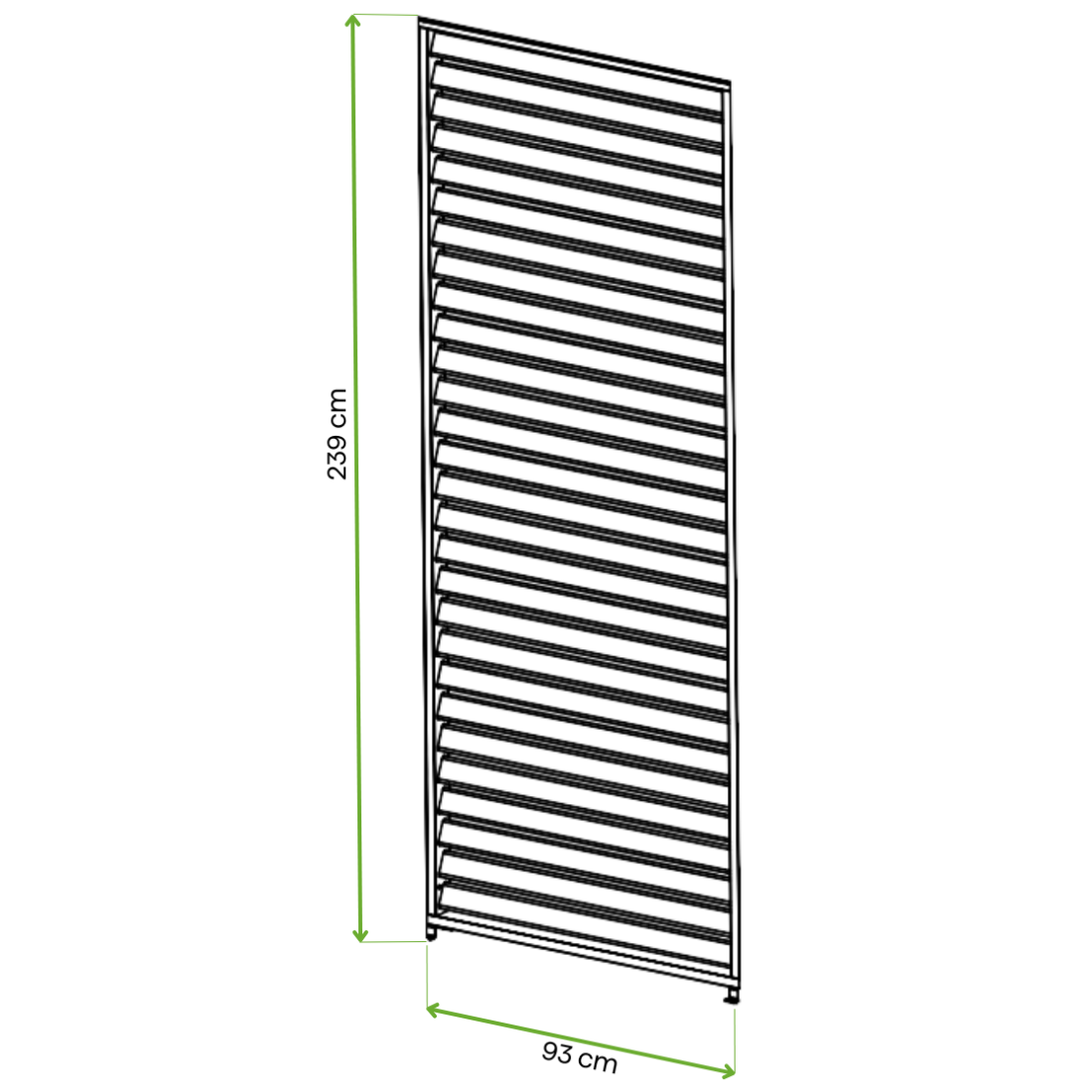 PREMIUM PANEL ŻALUZJOWY 3.0M ANTHRACITE (001437) - obrazek 3