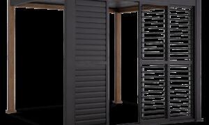 PREMIUM REGULOWANY PANEL ŻALUZJOWY 3.0M ANTHRACITE (005758)
