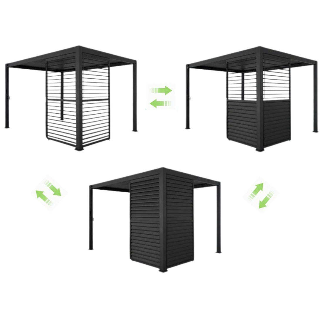 PREMIUM REGULOWANY PANEL ŻALUZJOWY 4.0M ANTHRACITE (005760) - obrazek 6