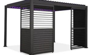 PREMIUM REGULOWANY PANEL ŻALUZJOWY 4.0M ANTHRACITE (005760)
