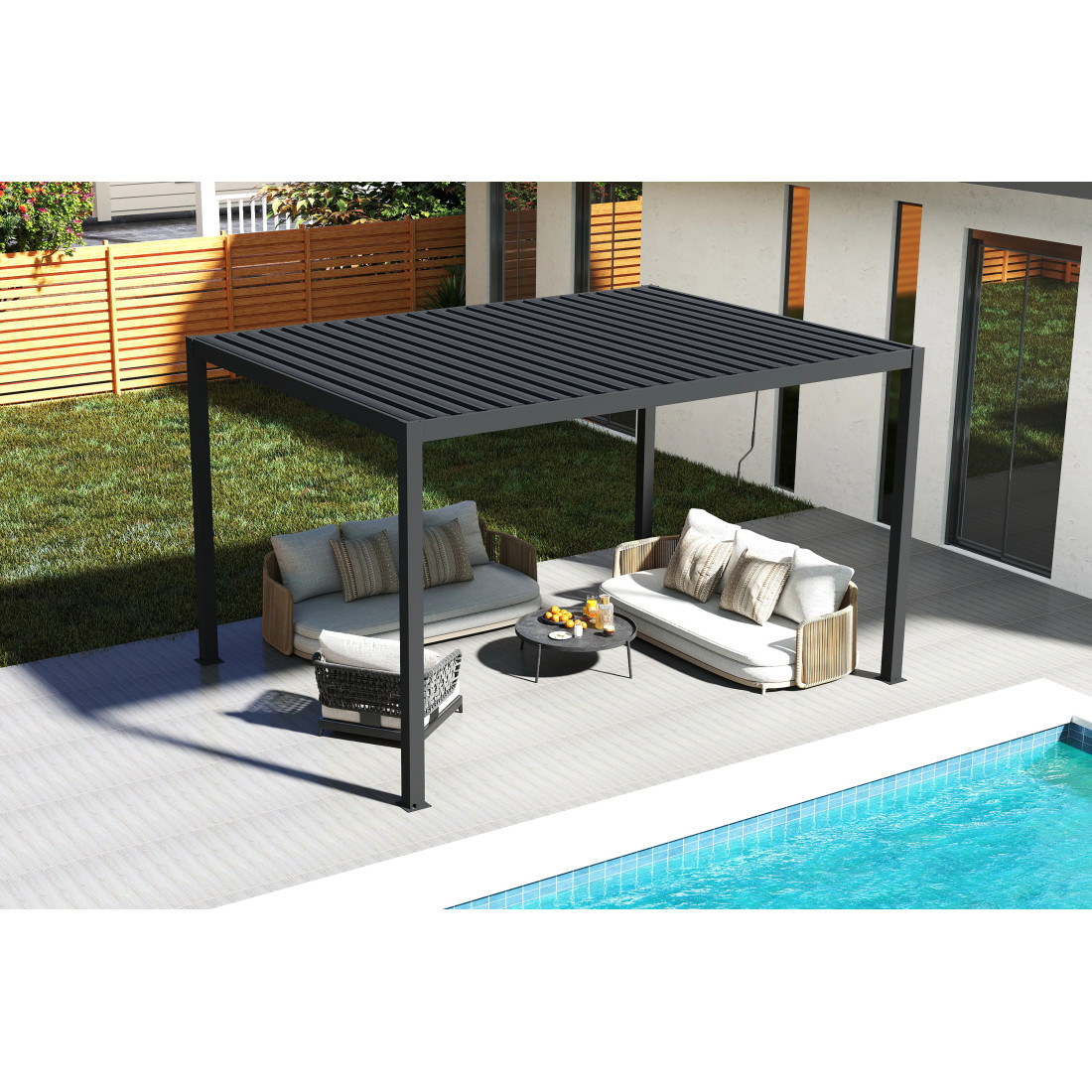 PRIMARY 3x4 PERGOLA TARASOWA ANTHRACITE (008503) - obrazek 10