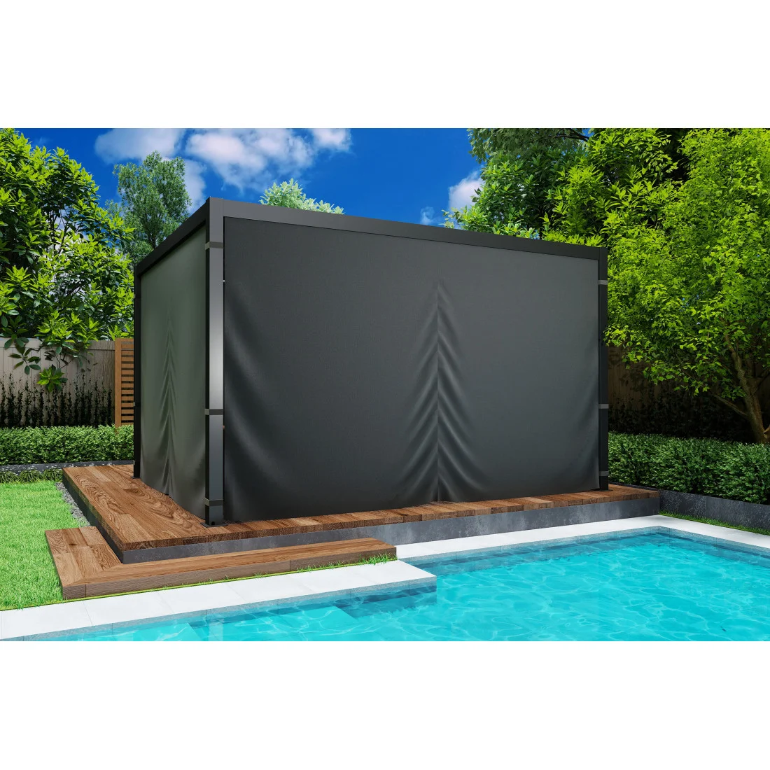 PRIMARY ZASŁONA BOCZNA Z MOSKITIERĄ 4.0M ANTHRACITE (008511) - obrazek 9