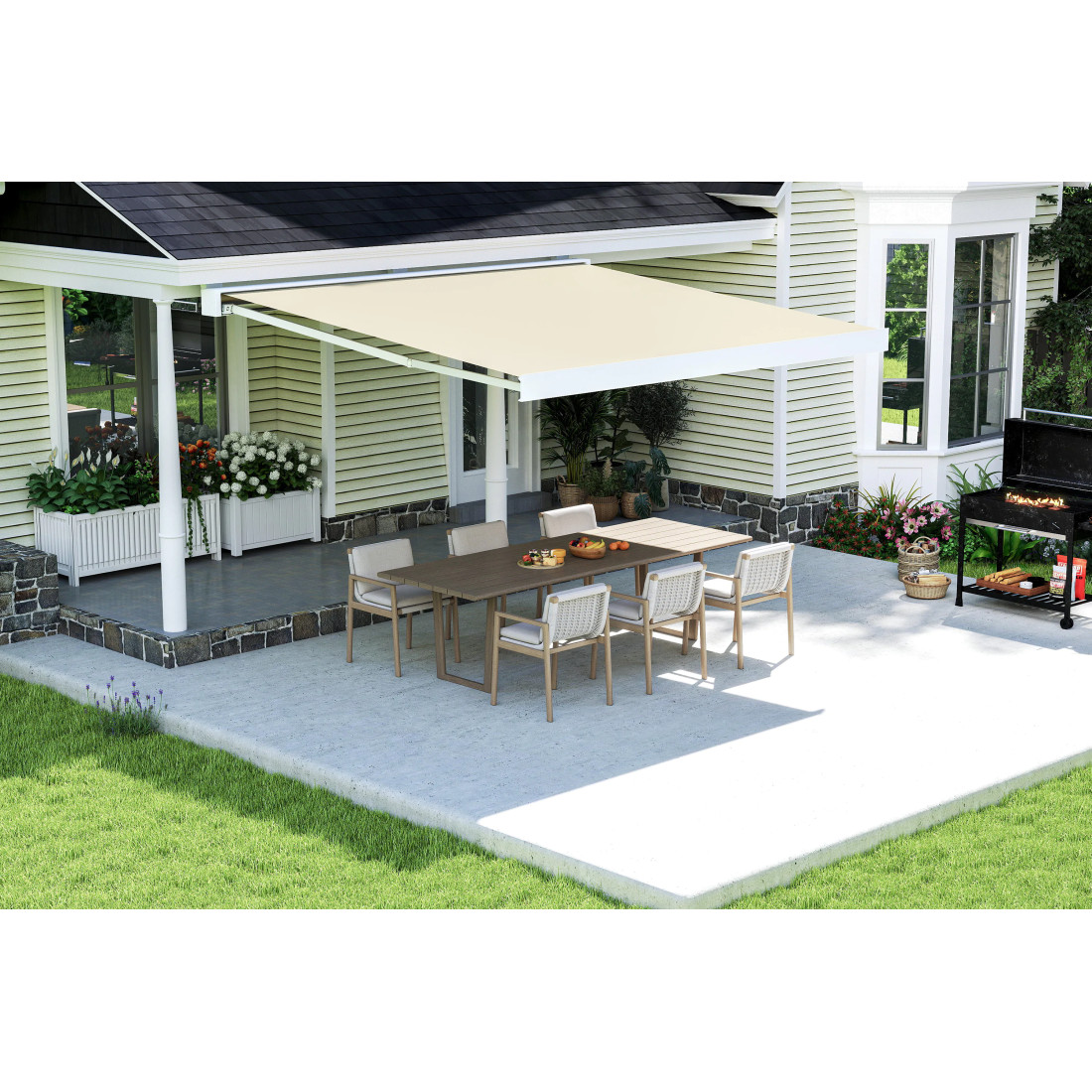 PRIME AUTOMATIC+LED 400x300 MARKIZA TARASOWA BEIGE Z CZUJNIKIEM (009343) - obrazek 8