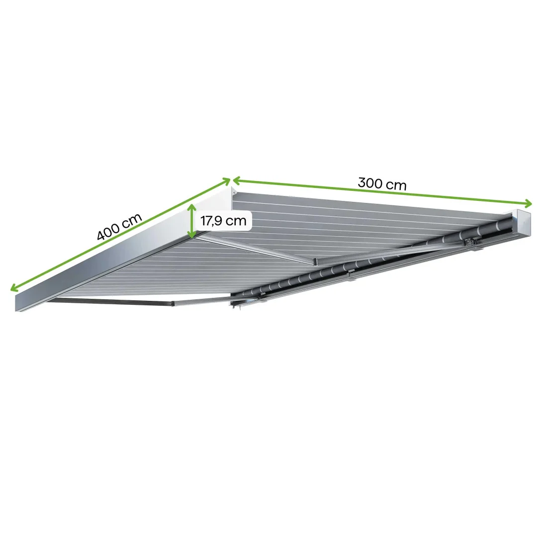 PRIME AUTOMATIC+LED 400x300 MARKIZA TARASOWA BEIGE Z CZUJNIKIEM (009343) - obrazek 2