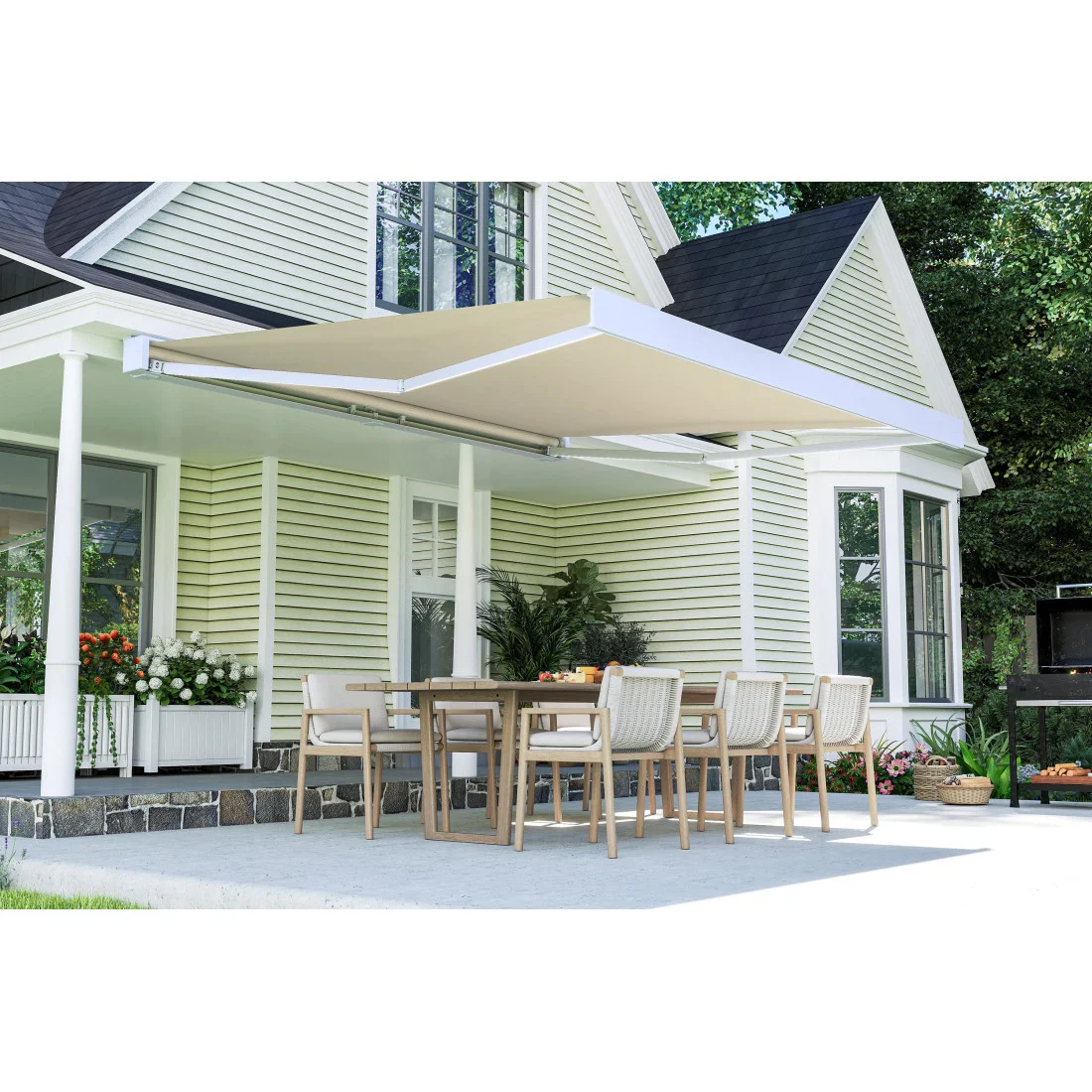 PRIME AUTOMATIC+LED 400x300 MARKIZA TARASOWA BEIGE Z CZUJNIKIEM (009343) - obrazek 5
