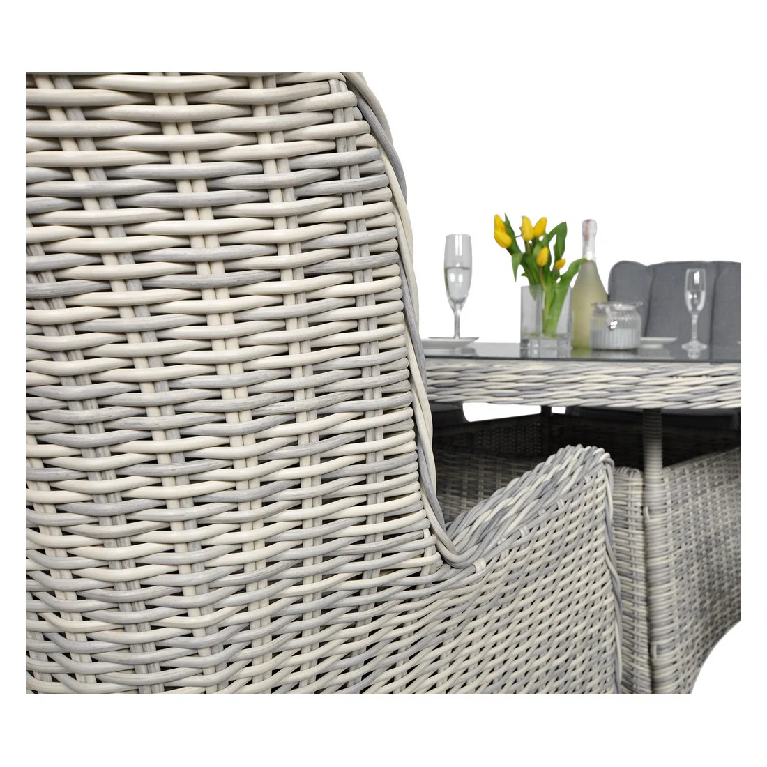 RAVENA 6+1 ZESTAW WHITE GREY (002187) - obrazek 4