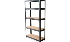 REGAŁ METALOWY 180x90x40CM BLACK (008834)