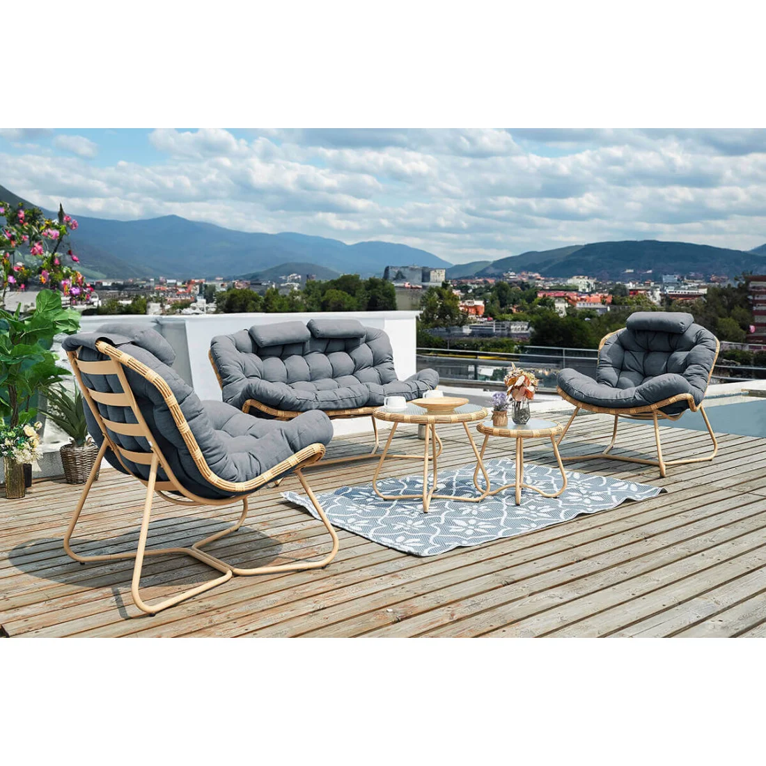 RODOS CAFFE ZESTAW NATURAL/GREY (006736) - obrazek 6