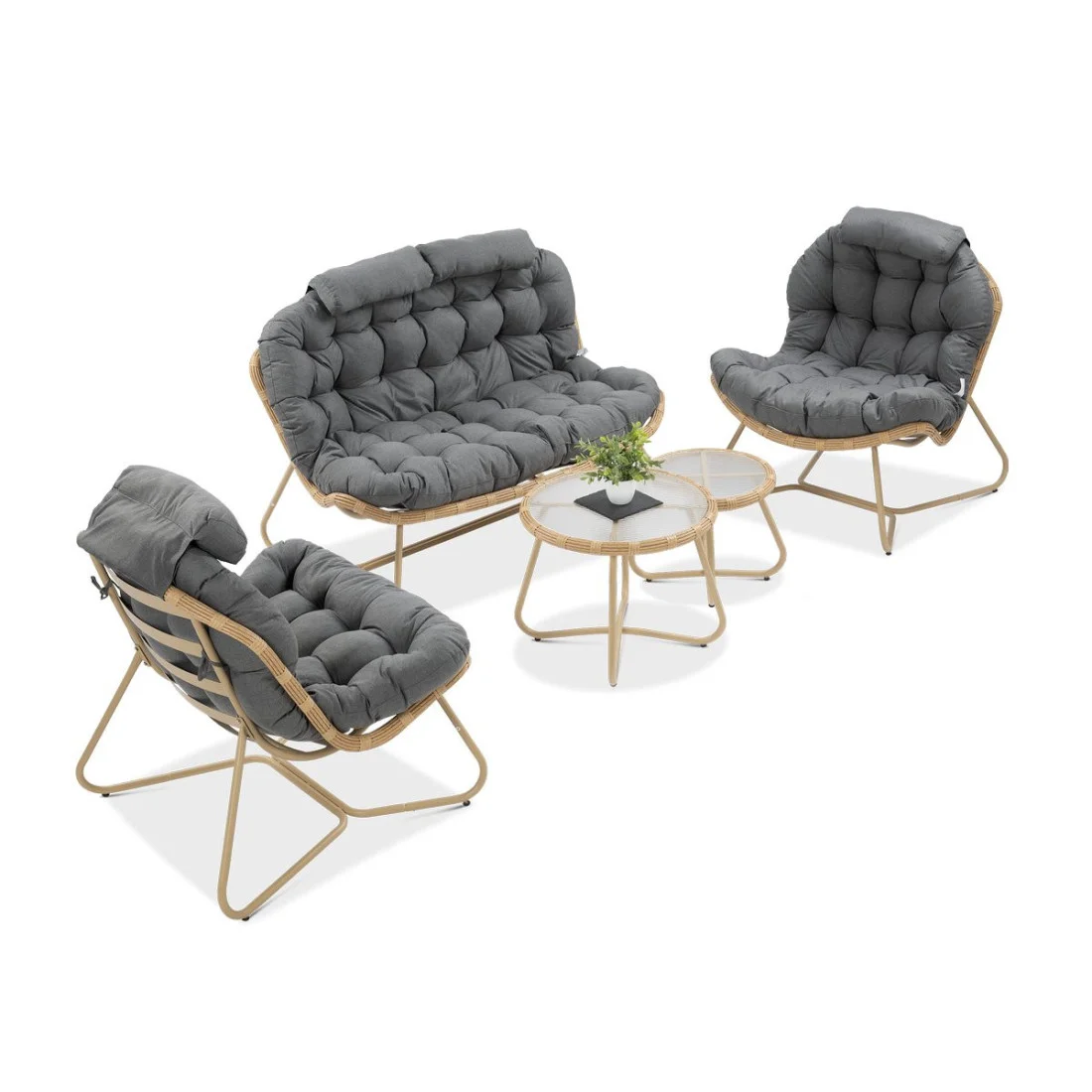 RODOS CAFFE ZESTAW NATURAL/GREY (006736) - obrazek 3