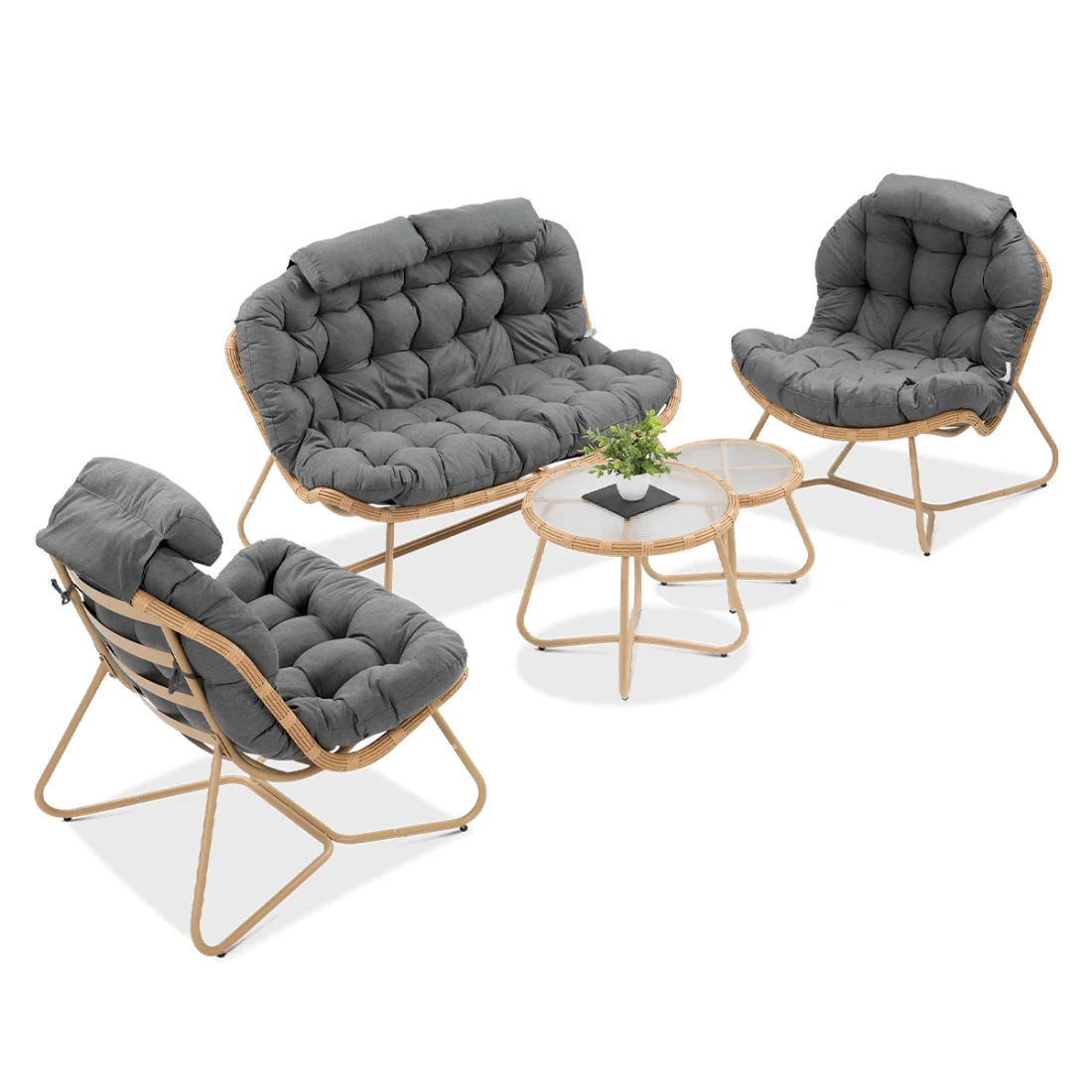 RODOS CAFFE ZESTAW NATURAL/GREY (006736)