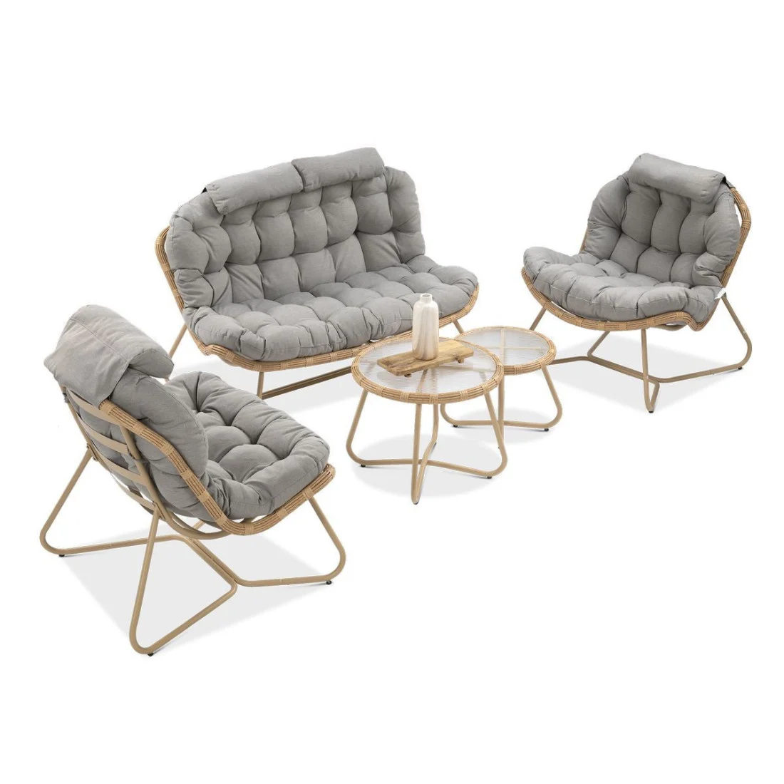 RODOS CAFFE ZESTAW NATURAL/LIGHT GREY (006735) - obrazek 3