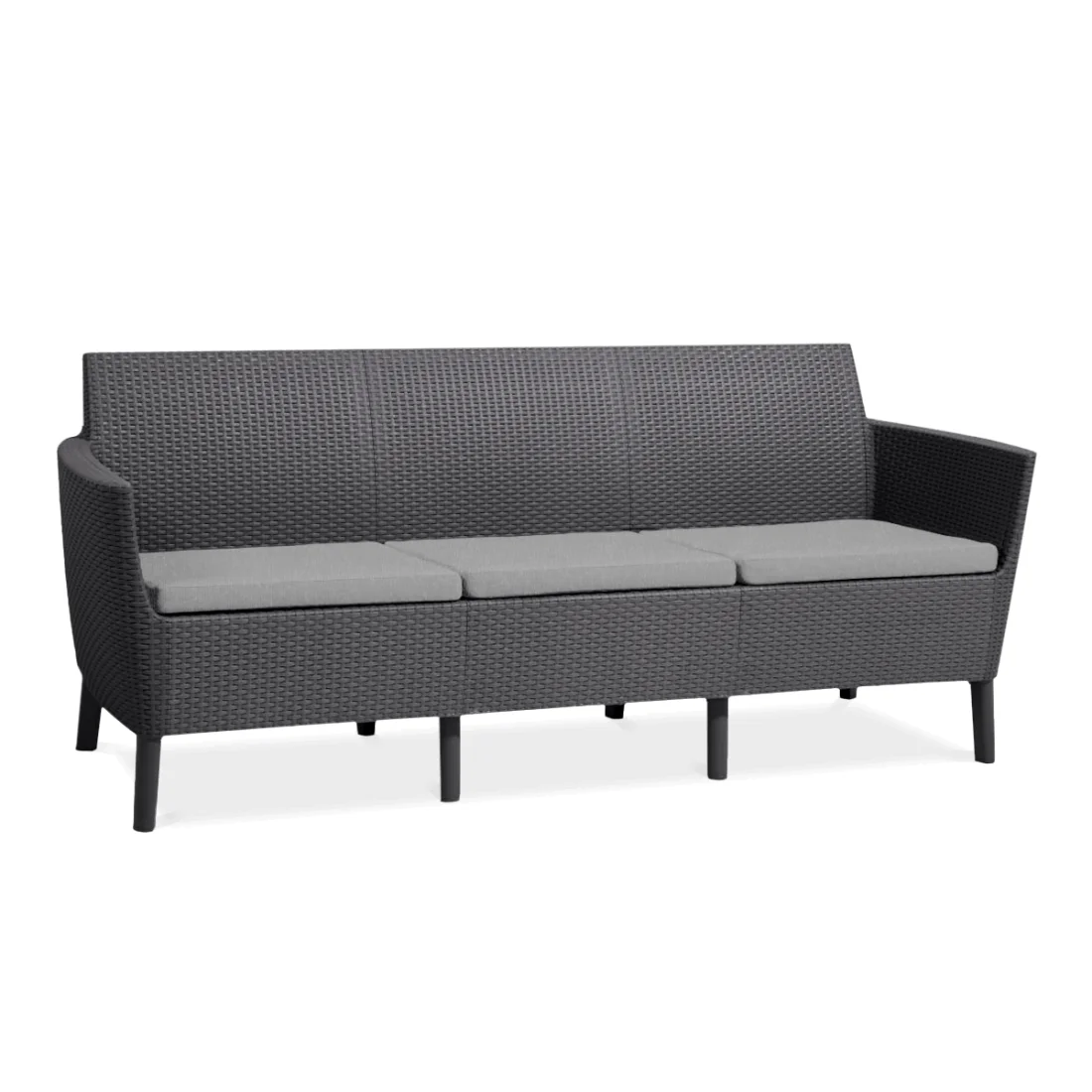 SALEMO 3 SEATER SOFA GRAPHITE (003494)