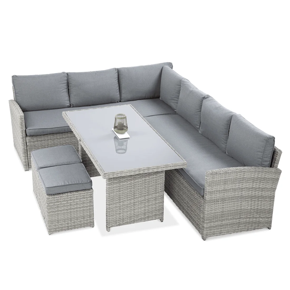 SALO NAROŻNIK+PUFY STONE GREY (003328) - obrazek 6