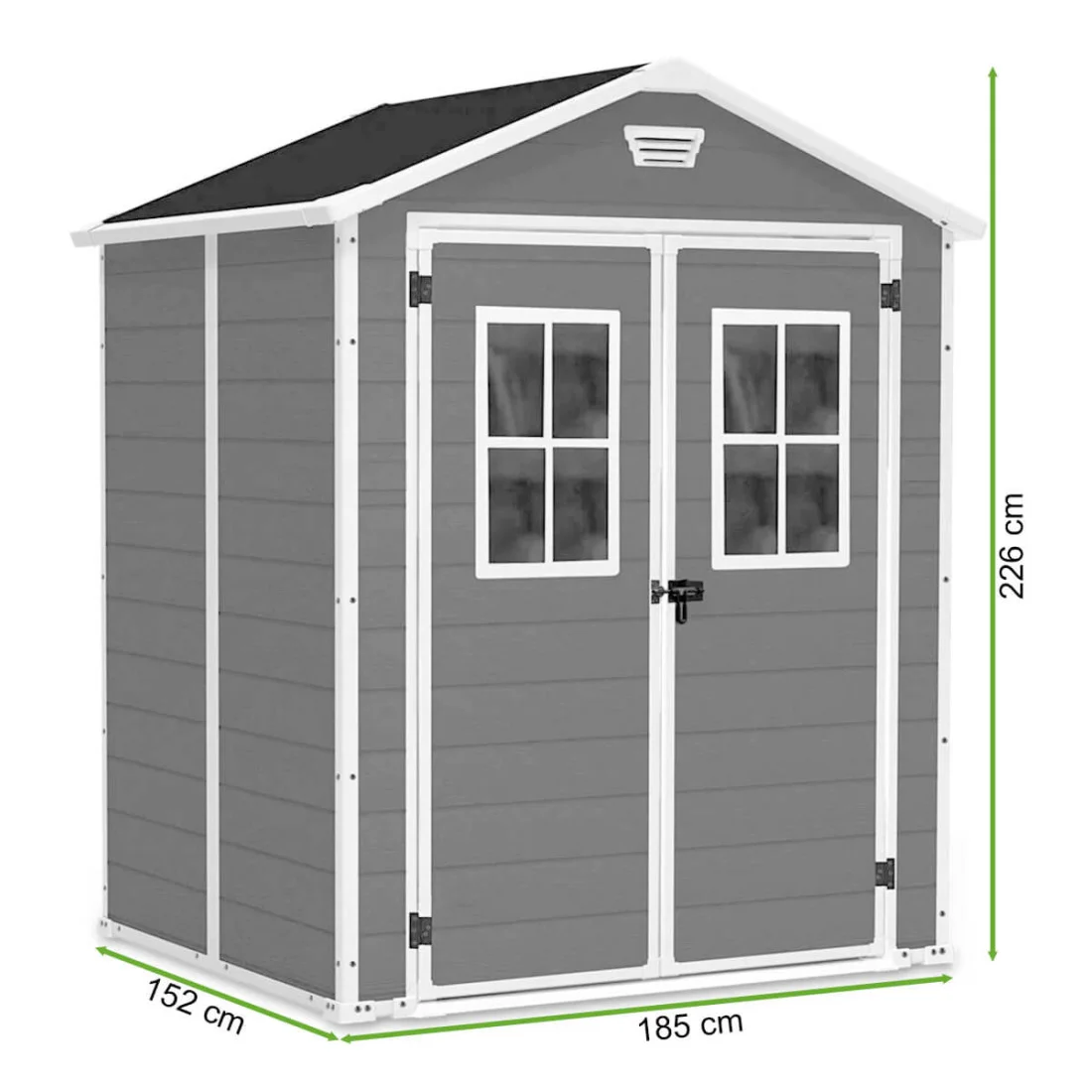 SCALA/MANOR 6x5 DOMEK DARK GREY (001838) - obrazek 6