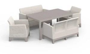 SCANDI DINING FIESTA PEBBLE GR-SOFT BEIGE/SF.BEIGE (009292)