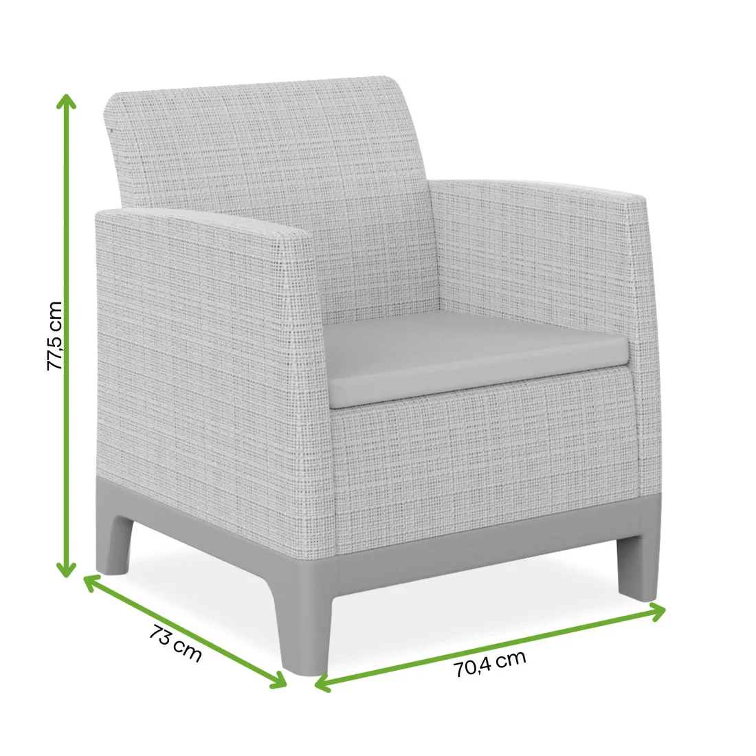 SCANDI FORMA DUO PEBBLE GREY-SOFT BEIGE/OAT (009195) - obrazek 2