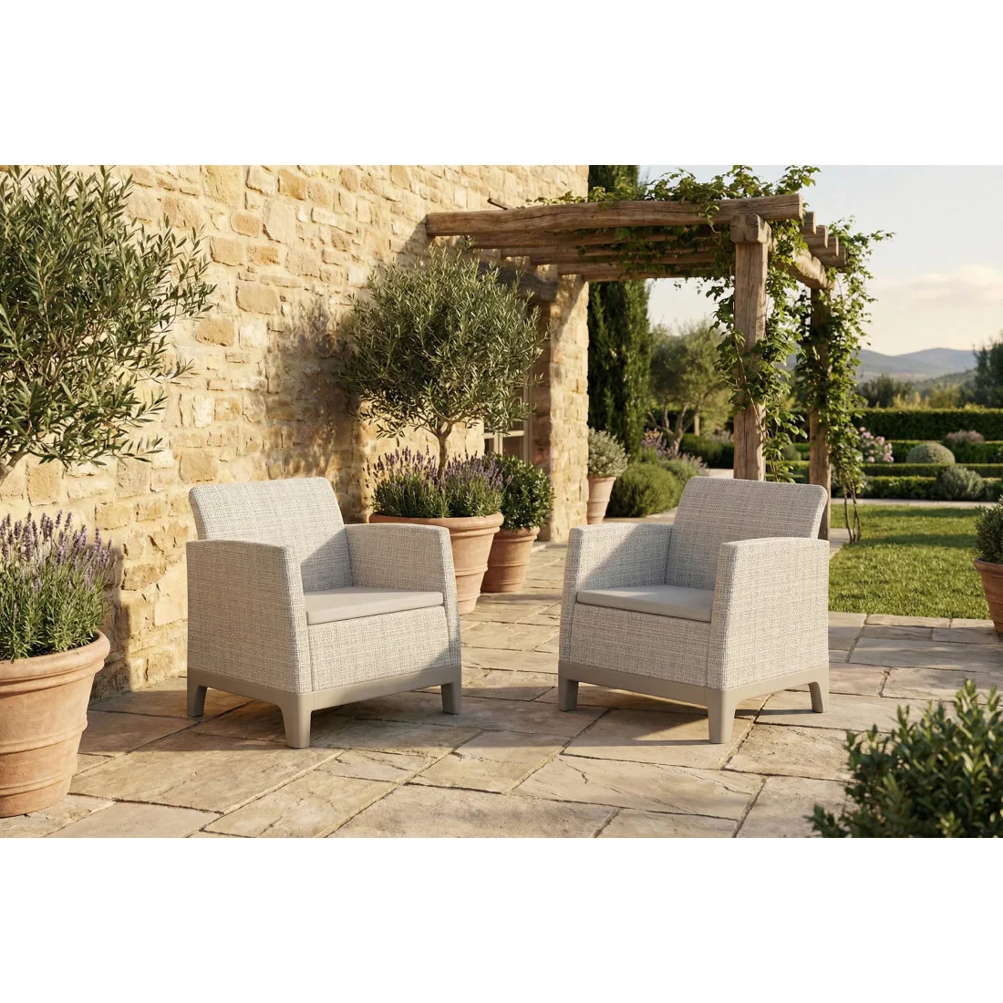 SCANDI FORMA DUO PEBBLE GREY-SOFT BEIGE/OAT (009195) - obrazek 3