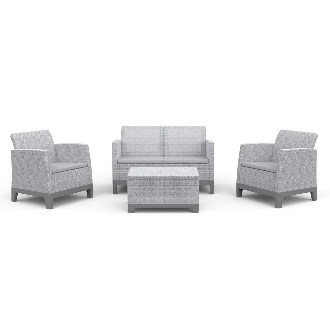 SCANDI FORMA SET 2 ASH GREY-STORM GREY/L.GREY (009186)