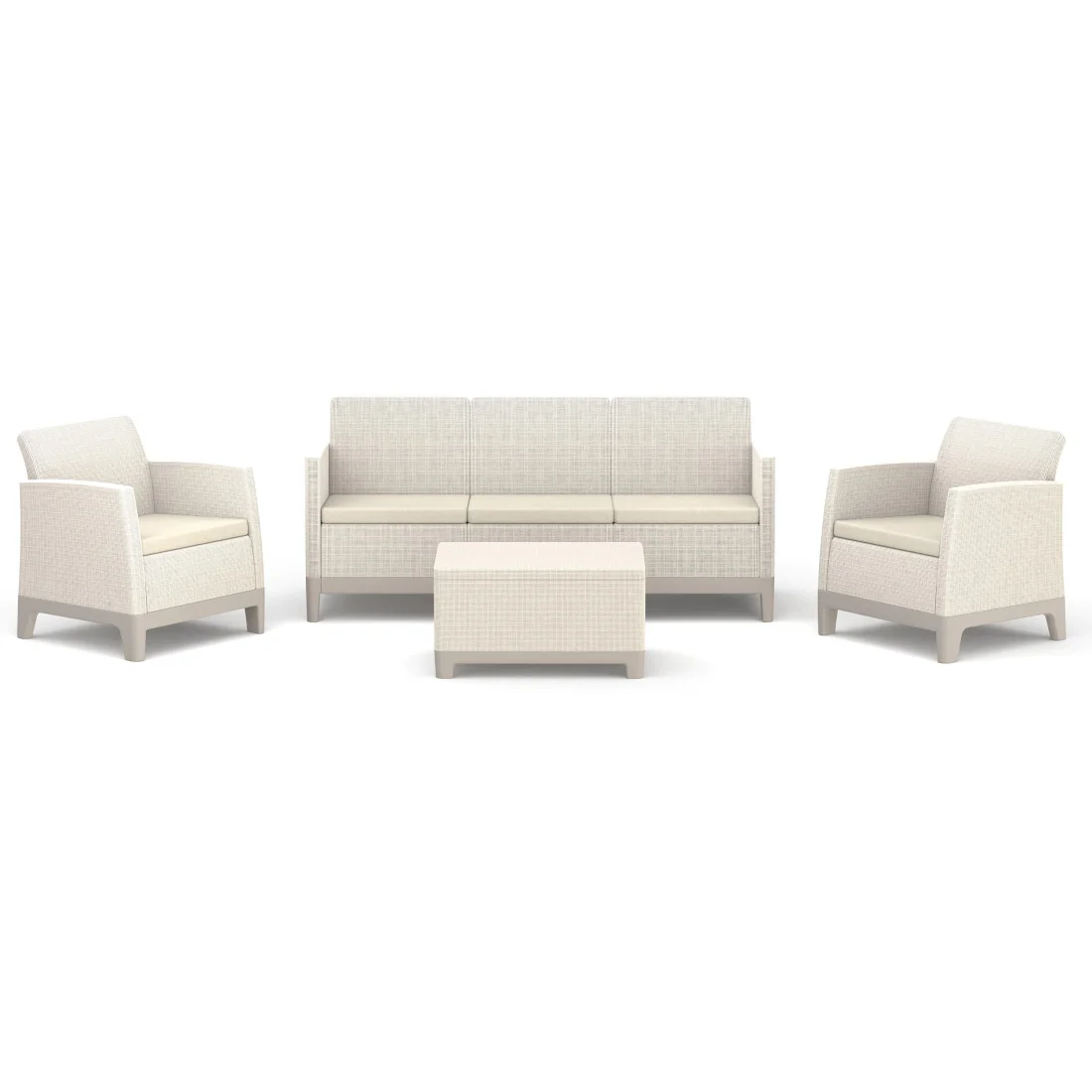 SCANDI FORMA SET 3 PEBBLE GREY-SOFT BEIGE/OAT (009189)