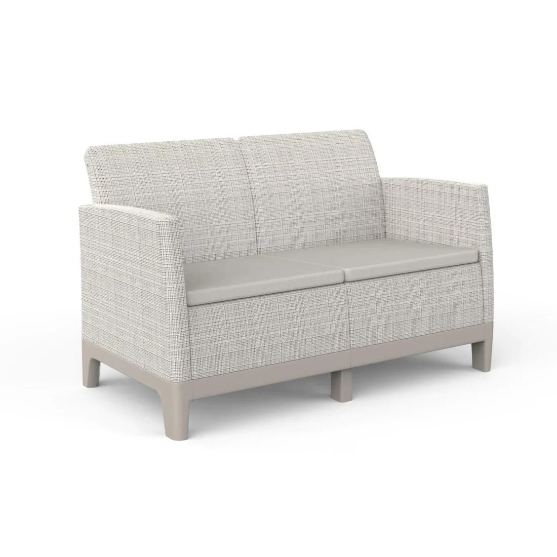 SCANDI FORMA SOFA 2 PEBBLE GREY-SOFT BEIGE/OAT (009191)