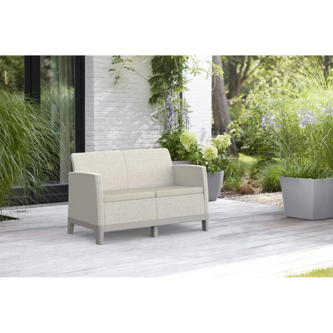 SCANDI FORMA SOFA 2 PEBBLE GREY-SOFT BEIGE/OAT (009191) - obrazek 3