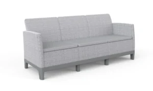 SCANDI FORMA SOFA 3 ASH GREY-SOFT BEIGE/L.GREY (009192)