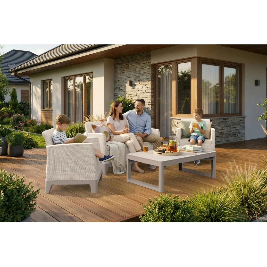 SCANDI MAX 2/LYON PEBBLE GREY-SOFT BEIGE/SF BEIGE (009288) - obrazek 3