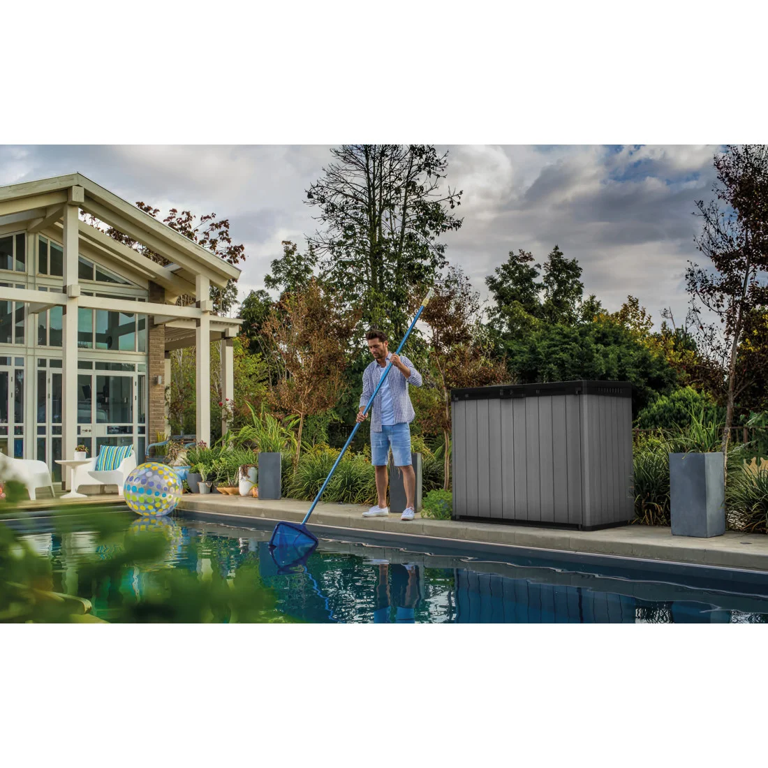 SIO DARWIN 1100L SCHOWEK OGRODOWY GREY (007674) - obrazek 4