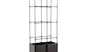 SKRZYNIA UPRAWOWA+STOJAK ZAOKRĄGLONY 84x42x180CM (005445)