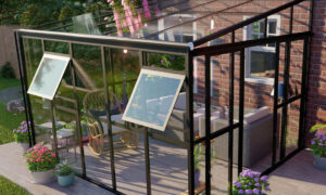 SOHO 364x290 OGRÓD ZIMOWY (SOLID PC+GLASS) BLACK (006862)