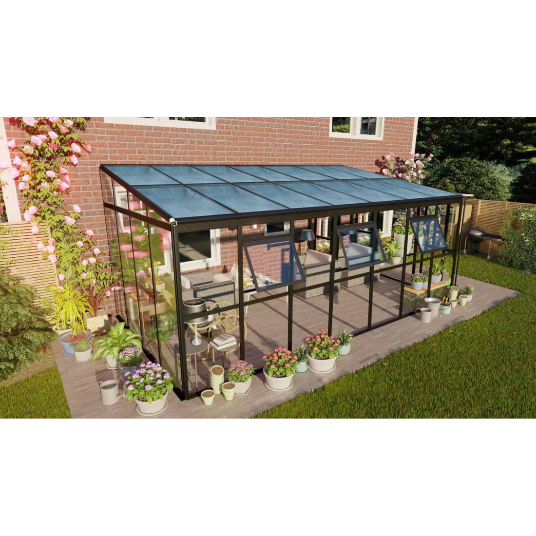 SOHO 505x290 OGRÓD ZIMOWY (PC+GLASS) BLACK (006865) - obrazek 3