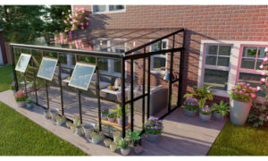 SOHO 505x290 OGRÓD ZIMOWY (SOLID PC+GLASS) BLACK (006866)