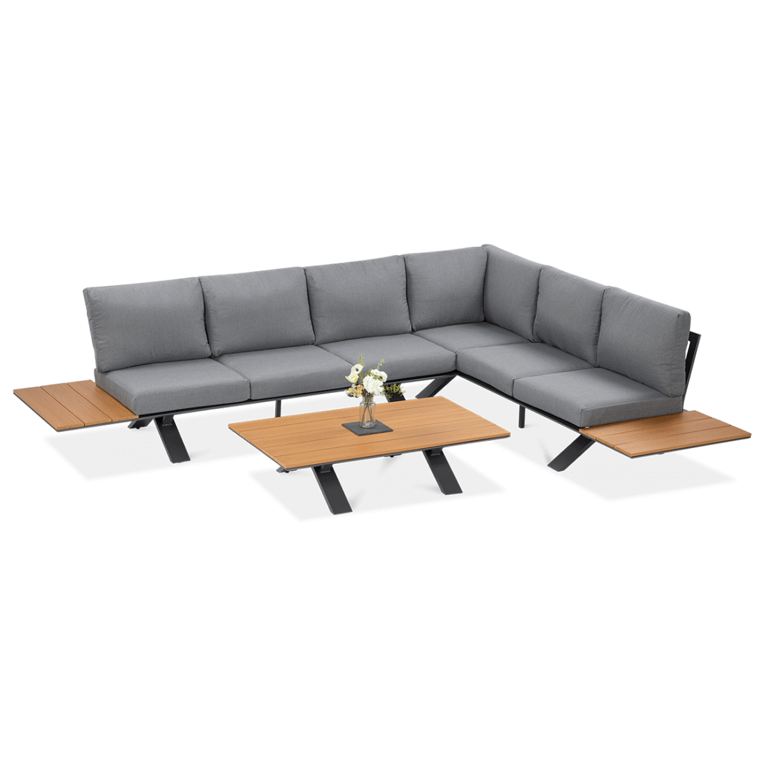 SORRENTO WOOD NAROŻNIK GRAPHITE (003066) - obrazek 2