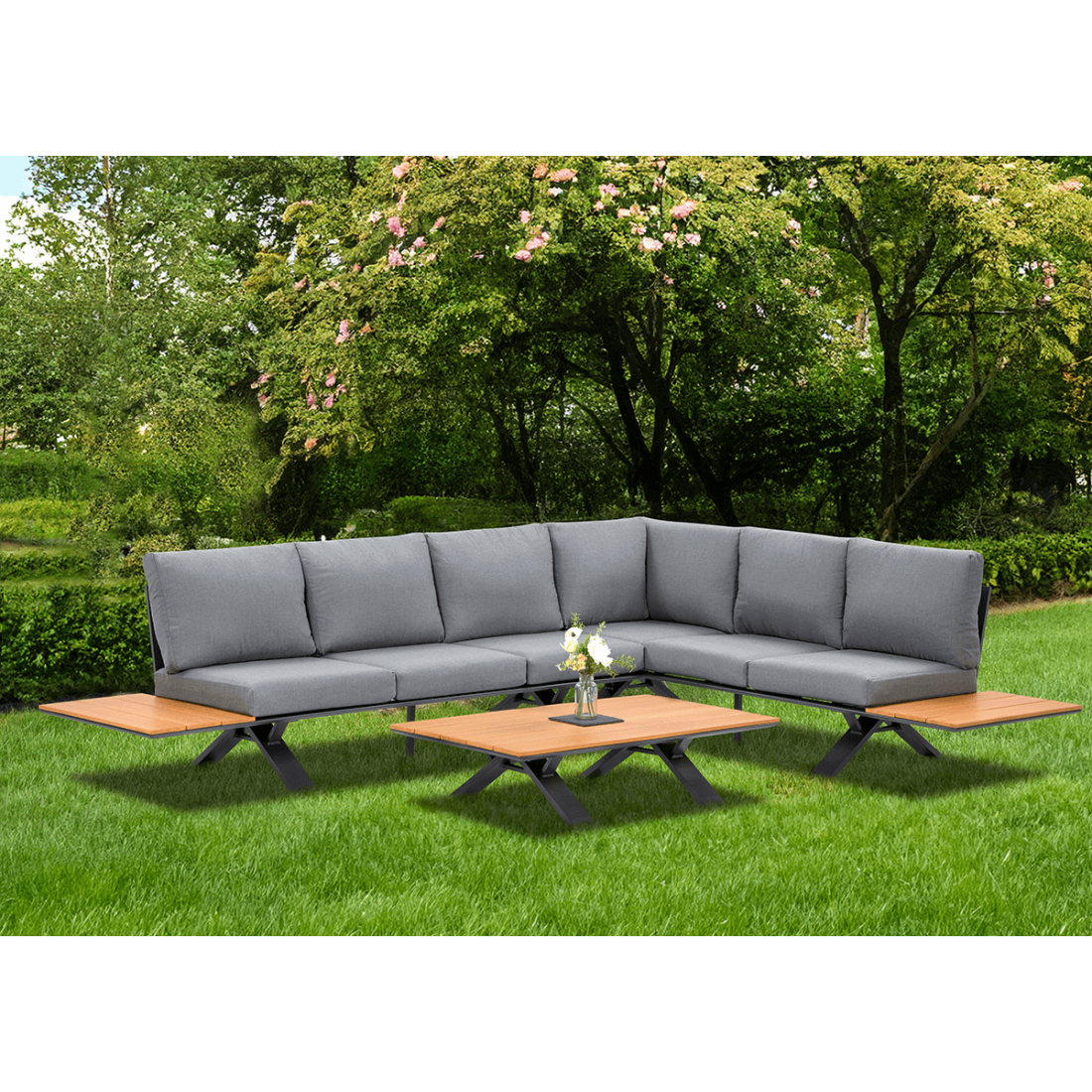 SORRENTO WOOD NAROŻNIK GRAPHITE (003066) - obrazek 3