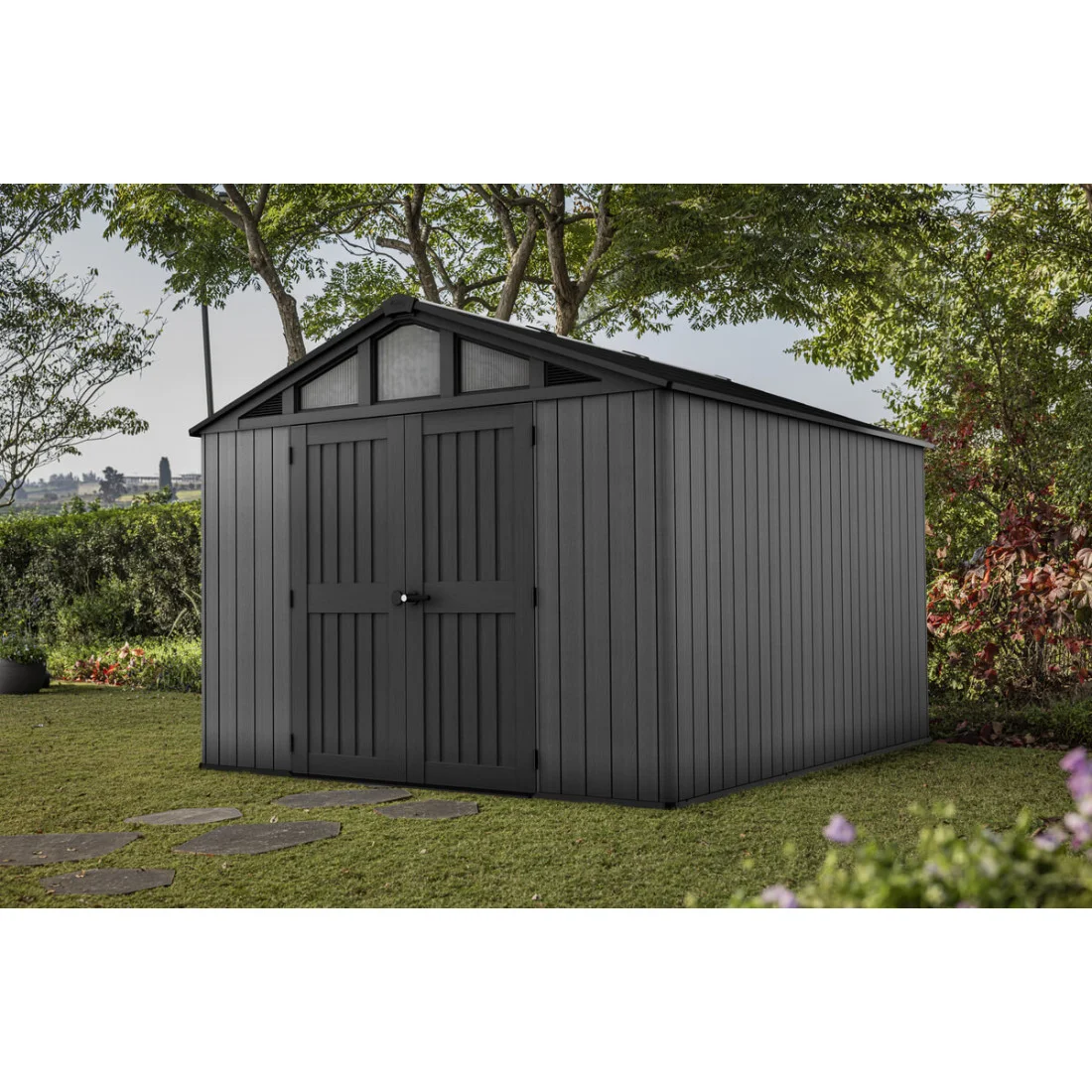 STRONGHOLD SHED 10x11.5 DOMEK GREY (007882) - obrazek 2