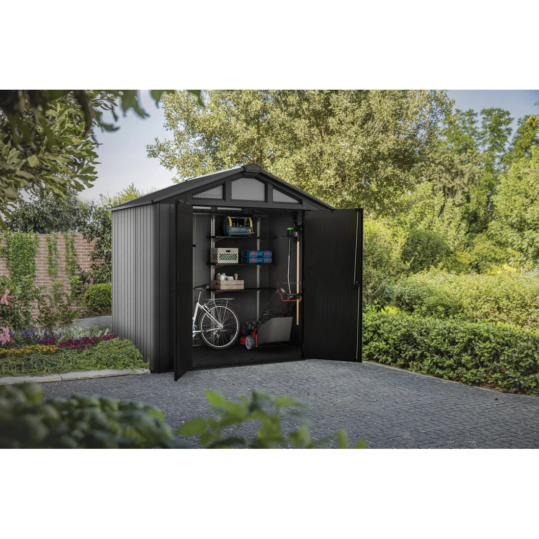 STRONGHOLD SHED 8x6 DOMEK GREY (009206) - obrazek 5