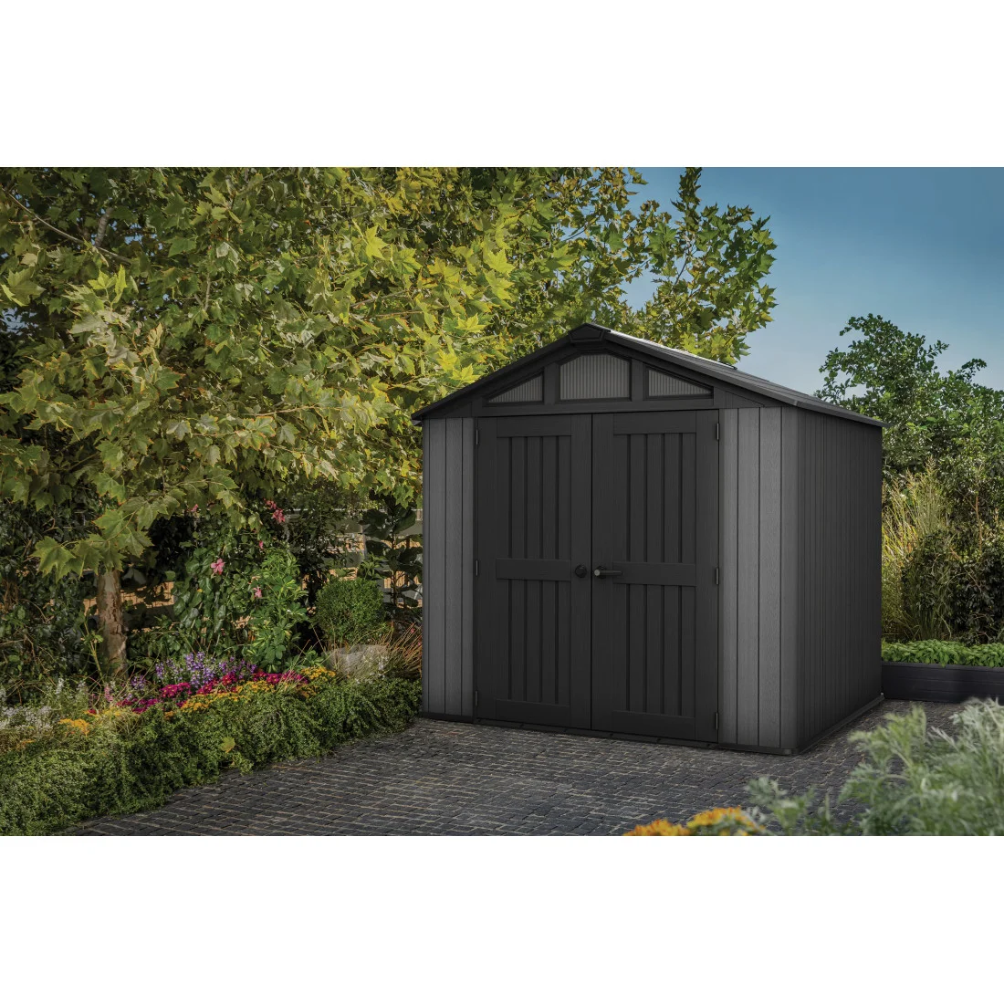 STRONGHOLD SHED 8x8 DOMEK GREY (009207) - obrazek 3