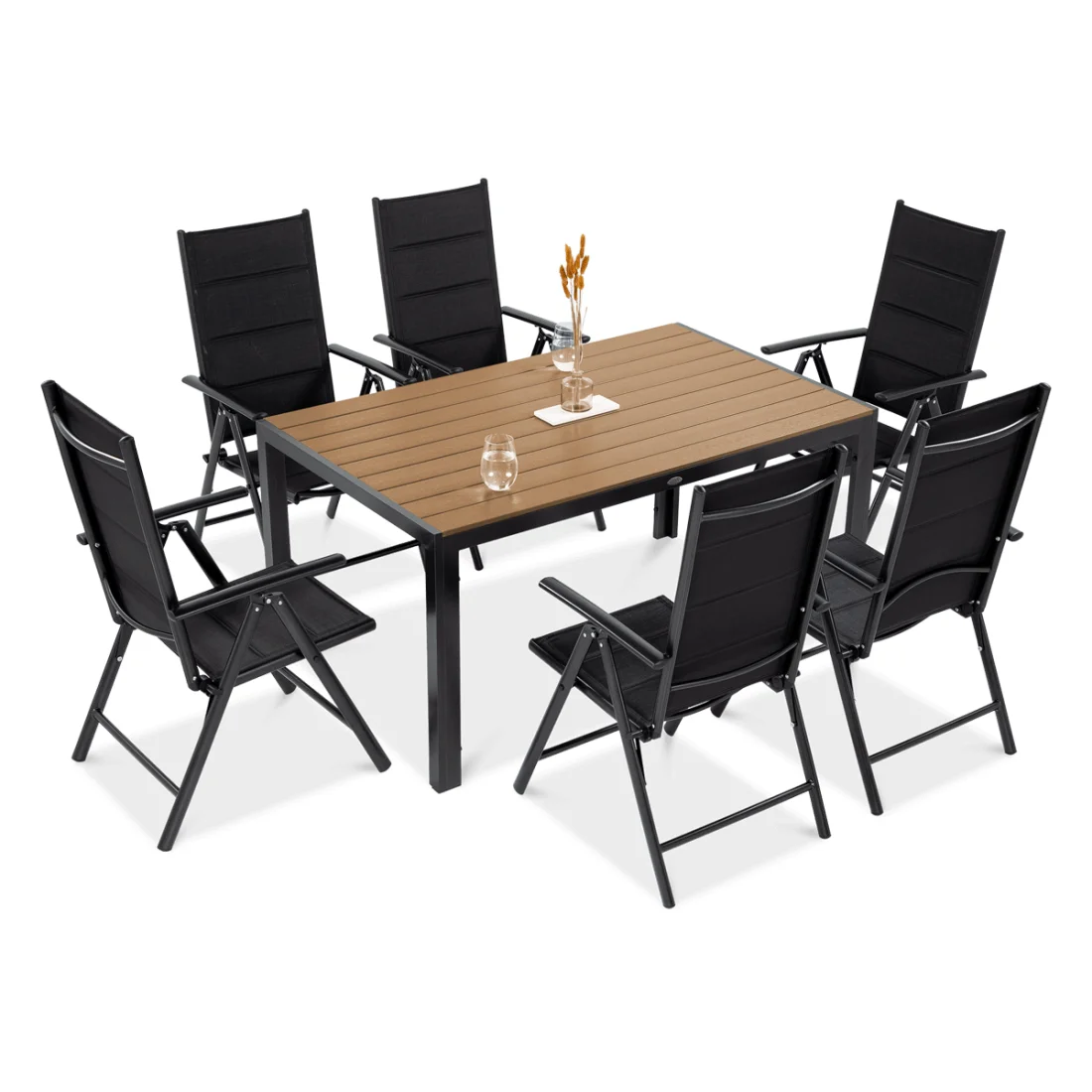 SYDNEY 150/6 ZESTAW DARK GREY/TEAK (007708)
