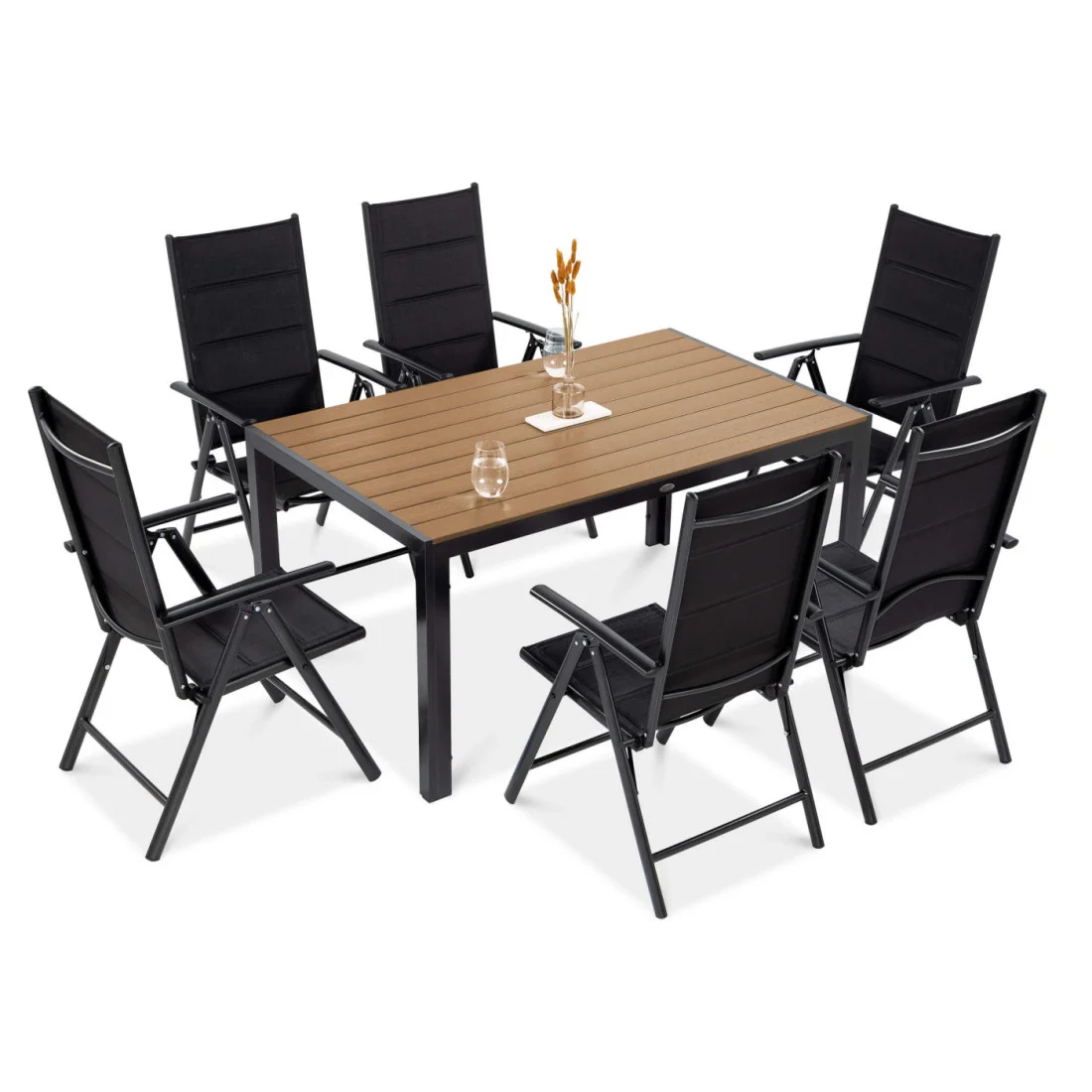 SYDNEY 150/6 ZESTAW DARK GREY/TEAK (007708) - obrazek 2