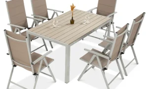 SYDNEY 150/6 ZESTAW SILVER/TAUPE (007707)