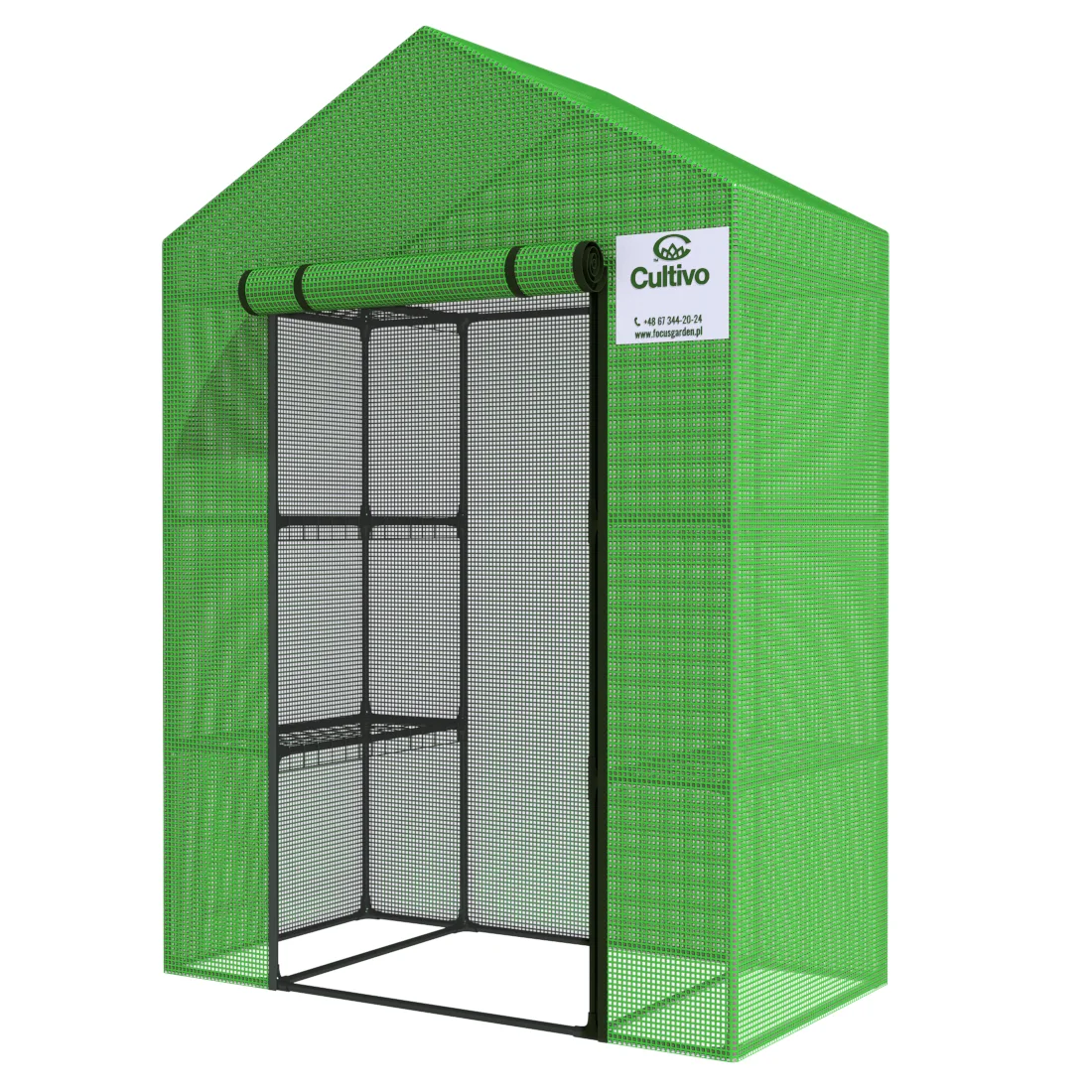 SZKLARNIA 2 REGAŁY 140x73 GREEN (000065) - obrazek 5