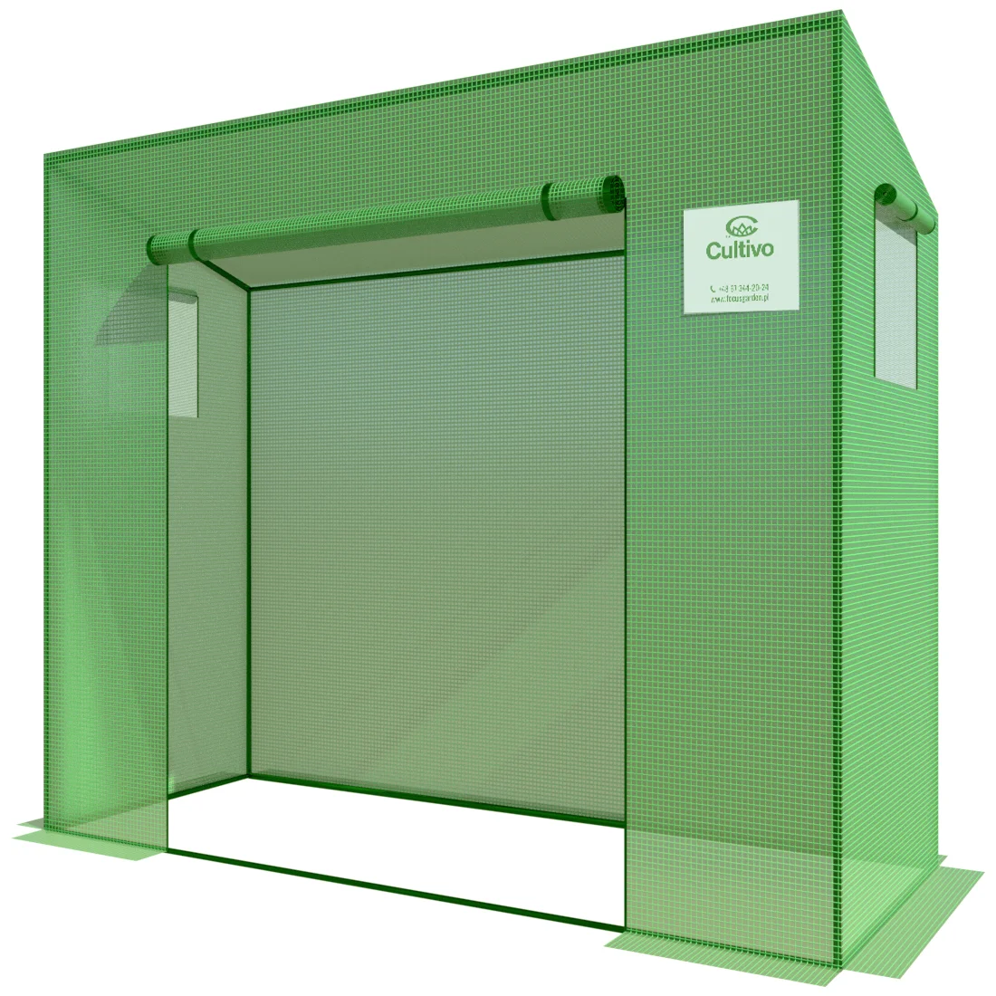 SZKLARNIA NA POMIDORY 200x77 GREEN (002756)