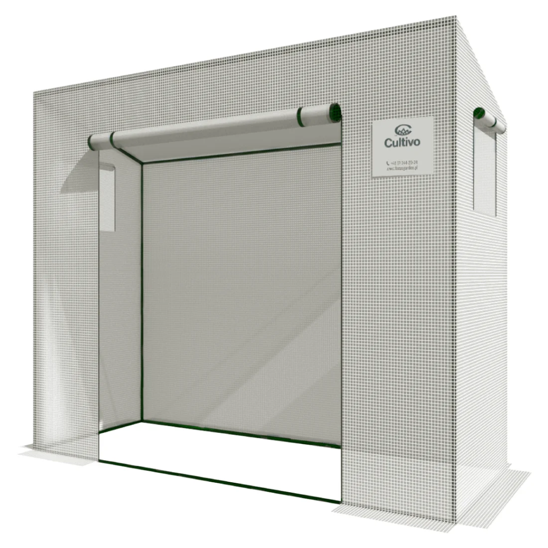 SZKLARNIA NA POMIDORY 200x77 WHITE (003236) - obrazek 7