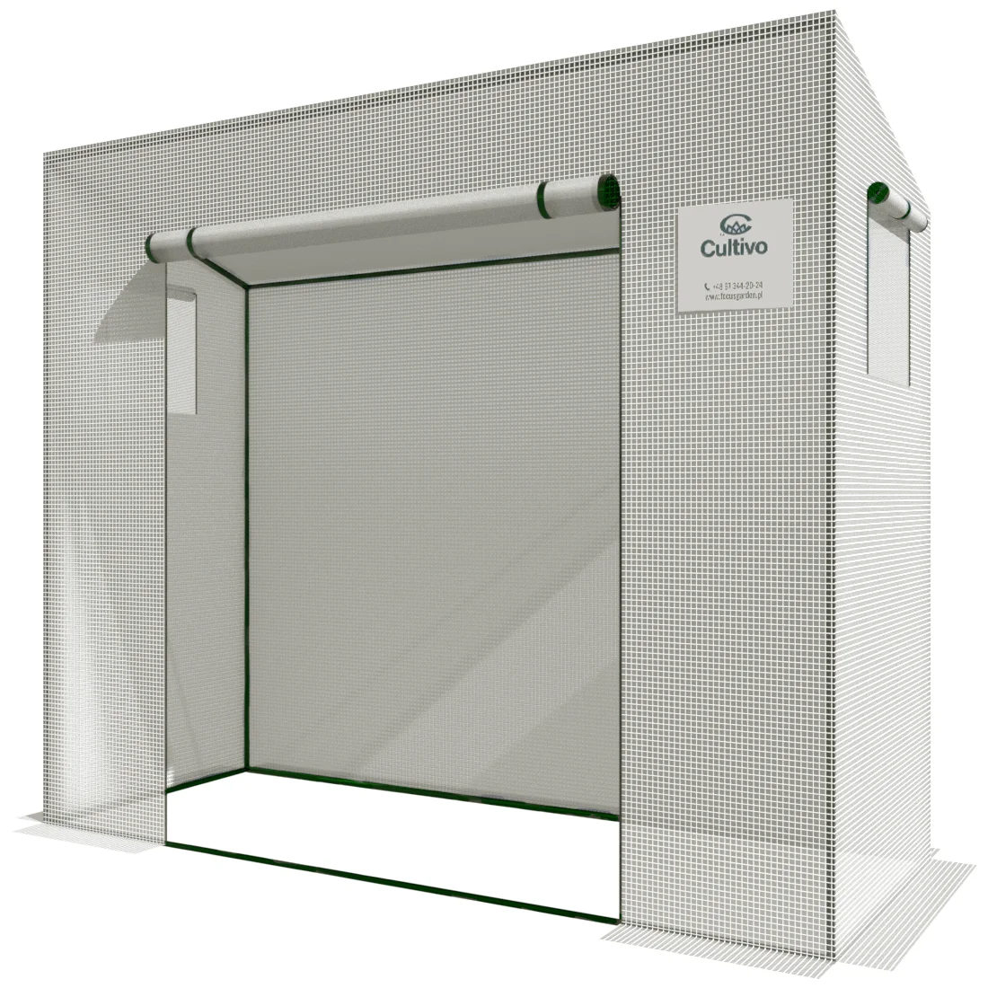 SZKLARNIA NA POMIDORY 200x77 WHITE (003236) - obrazek 6